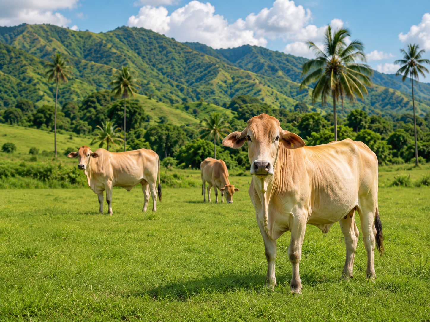 Local dairy cows in Cebu